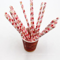 Popular Eco-friendly Disposable Biodegradable Paper Drinking Straws For Juice Coffee